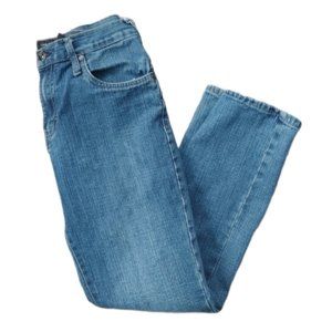 Calvin Klein Straight Leg Denim Blue Jeans, 16 youth